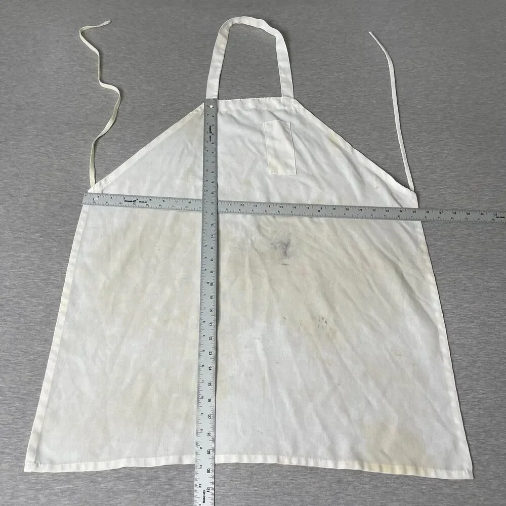 Restaurant White Kitchen and Cleaning Aprons 2 PCS. Set